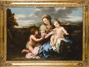 La Virgen Con Nino Y San Juan Bautista Joven