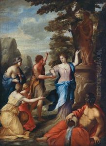Di Tirsenia, Mutter Des Harmonillus, Wird In Einen Zitronenbaum Verwandelt