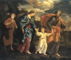 The Return From Egypt by Giovanni Francesco Romanelli