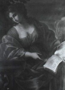 A Female Allegorical Figure by Giovanni Francesco Romanelli