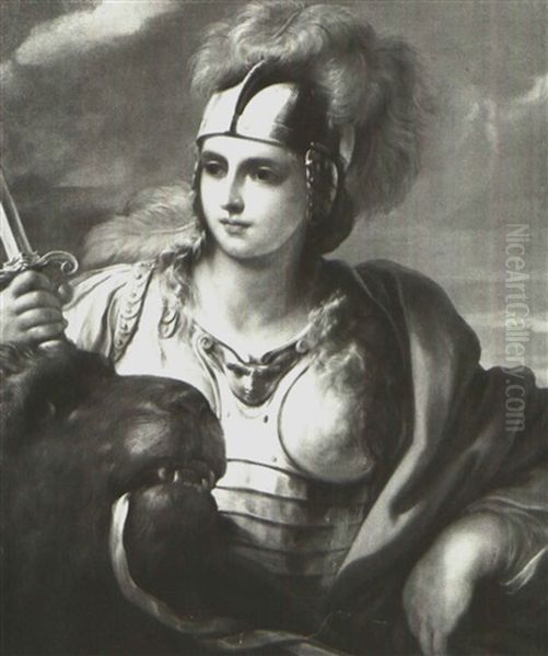 The Goddess Minerva As Fortitude - view 1