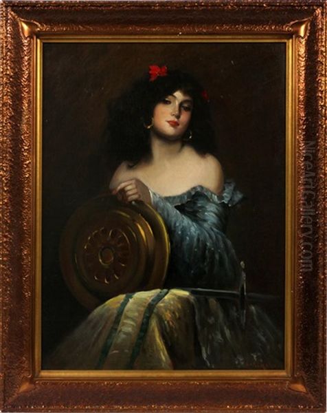 Seated Young Woman - view 1