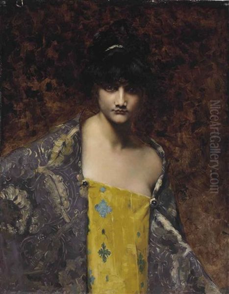 A Dark-haired Beauty - view 1