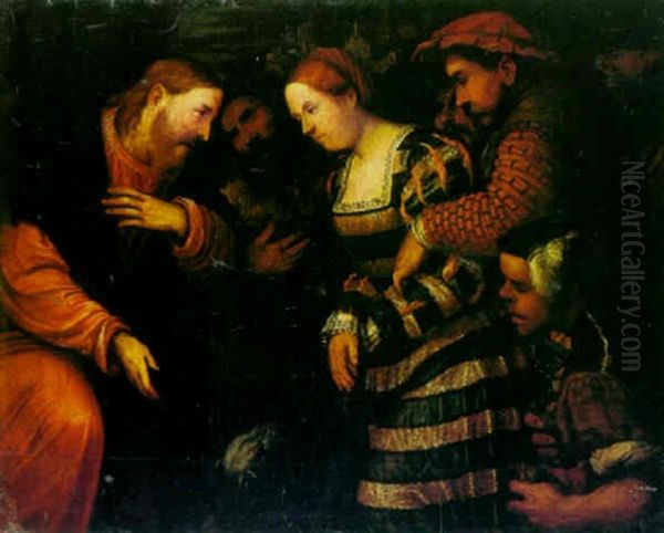 Christ And The Woman Taken Into Adultery - view 1