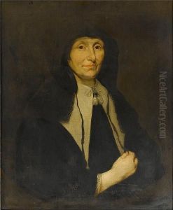Portrait Of A Lady, Half-length, In Black Costume With A White Lawn Collar Portrait Of A Lady, Half-length, In Black Costume With A White Lawn Collar