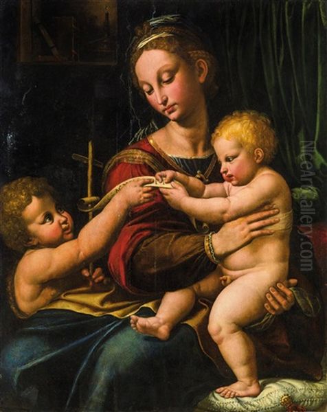 Madonna And Child With The Infant Saint John The Baptist - view 1