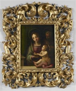 La Sainte Famille by Giulio Romano (Orbetto)