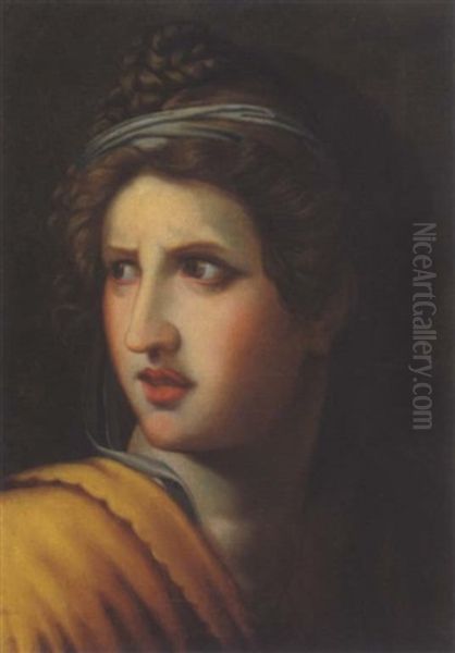 Kopfstudie Einer Frau (bozzetto Di Testa Femminile) - view 1