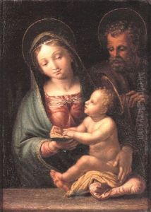 The Holy Family by Giulio Romano (Orbetto)