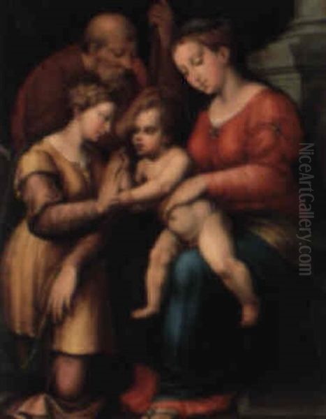 The Mystic Marriage Of Saint Catherine - view 1