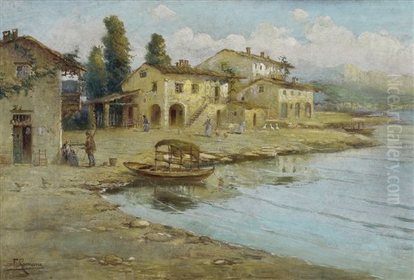 Scena Di Vita Sul Lago - view 1