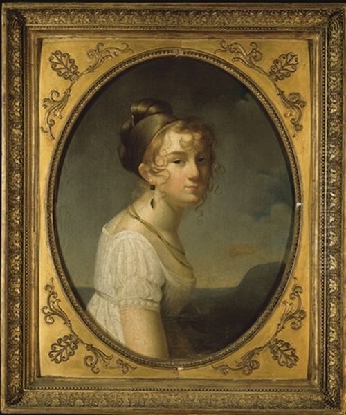 Portrait Of Amelie-justine Pontois - view 1