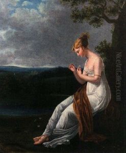 Jeune Femme Effeuillant Une Marguerite Jeune Femme Effeuillant Une Marguerite