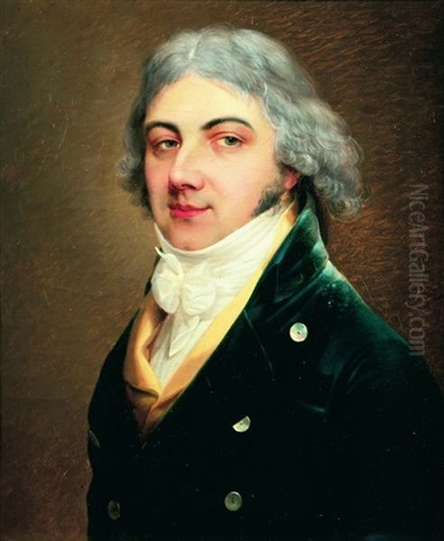 Portrait D'homme A La Veste Bleue - view 1