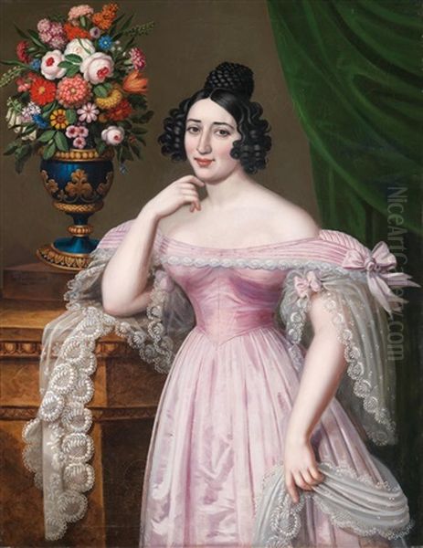 Bildnis Der Roza Terezia Prinzessin Von Esterhazy-galantha, Verheiratet Mit Carl Graf Caviani, Freiherr Von Unter-waltersdorf, Tochter Von Pal Furst Von Esterhazy-galanta Und Der Maria-theresia Prinzessin Von Thurn Und Taxis - view 1