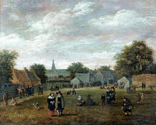 Promeneurs Dans Un Parc A Haarlem - view 1
