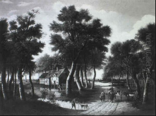 Promeneurs Sur Un Chemin - view 1