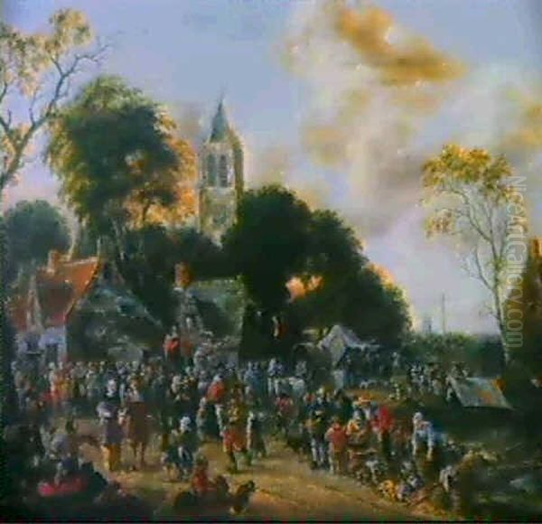 Markttag In Einem Hollandischen Dorf. - view 1