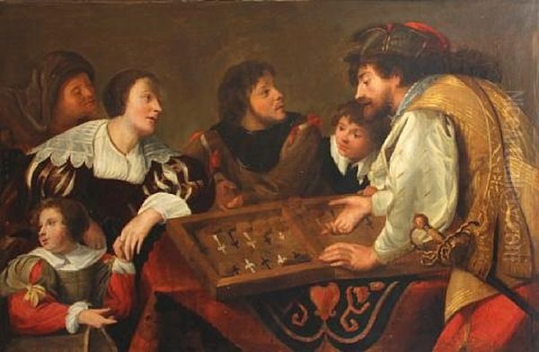 The Backgammon Players - view 1