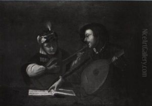 La Lecon De Musique by Theodoor Rombouts