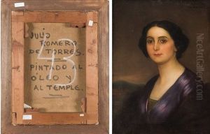 Retrato De Dama by Julio Romero De Torres