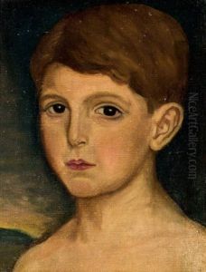 Retrato De Nino by Julio Romero De Torres