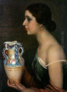Mujer Con Jarro