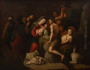 Adoracion De Los Pastores by Juan De Sevilla Romero Y Escalante