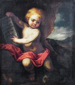 The Infant Saint John The Baptist, In A Cave, Before An Open Landscape by Juan De Sevilla Romero Y Escalante