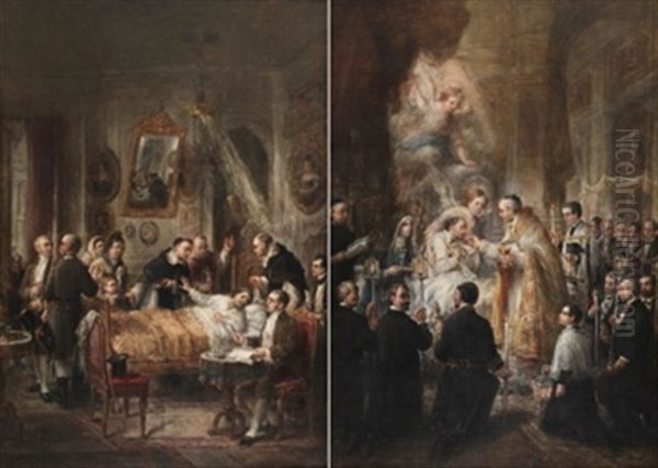La Buena Y Mala Muerte Del Duque De Montpensier (pair) - view 1