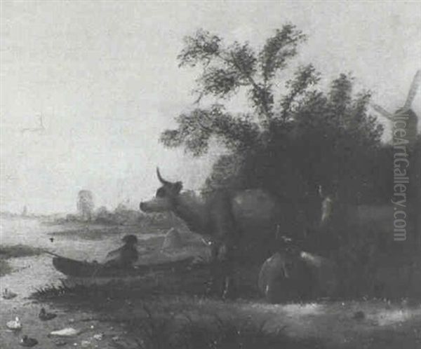 Niederlandische Kanallandschaft - view 1