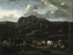 Pastorale Landschaft by Willem Romeyn