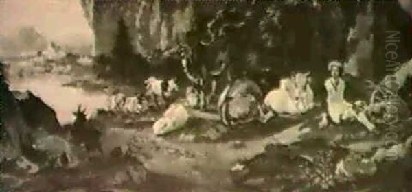 Hirtenszene In Sudlicher Landschaft - view 1