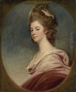 Portrait Of Lady Emilia Kerr (1756-1832), Half-length by George Romney
