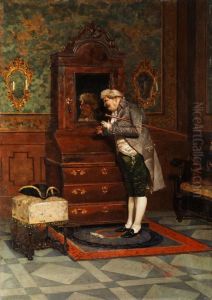 Die Freude Nach Der Heimkehr by Giuseppe Bortignoni