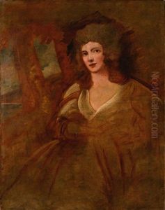 Portrait Of Mrs Tickhill, Nee Sarah Ley, Three-quarter Length Portrait Of Mrs Tickhill, Nee Sarah Ley, Three-quarter Length