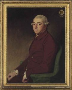 Portrait Of Peregrine Bertie (1709-1779), Half-length, In A Brown Coat, Seated In An Armchair