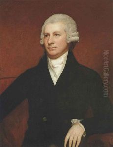 Portrait Of John Sparling (d. 1778), Half-length, In A Black Coat by George Romney