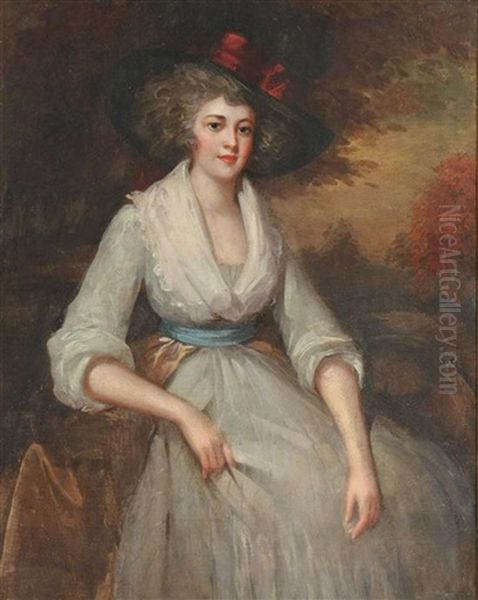 Portrait Of A Lady In A Hat - view 1