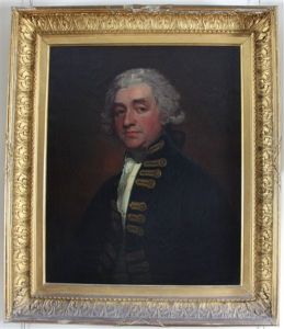 Portrait Of Admiral Sir Joshua Rowley by George Romney