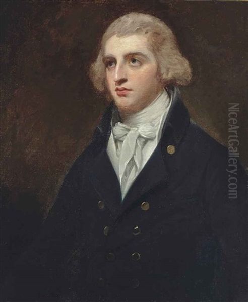Portrait Of The Hon. Robert Banks Jenkinson (1770-1828), Afterwards 2nd Earl Of Liverpool, Half-length, In A Black Coat And White Cravat - view 1