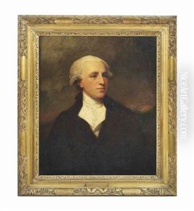 Portrait Of Francis Newbery (1743-1818) Of Heathfield Park, Sussex, Half-length, In A Dark Brown Coat With A White Waistcoat And Stock