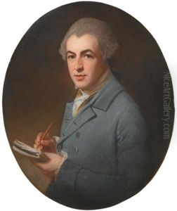 Portrait Of William Hayley by George Romney