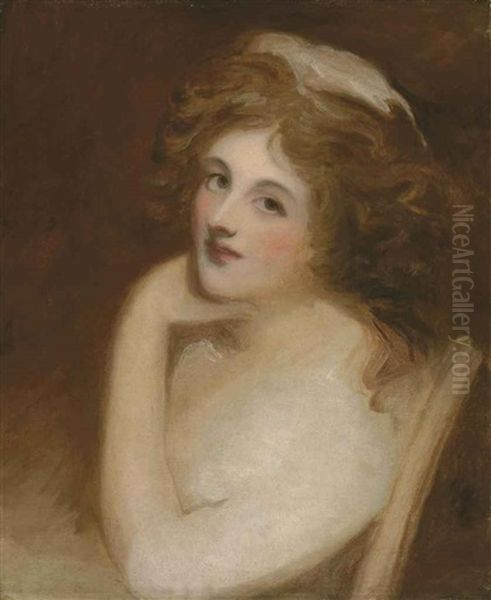 Portrait Of Emma, Lady Hamilton, Bust-length - view 1