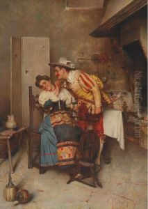 The Charming Cavalier by Giuseppe Bortignoni