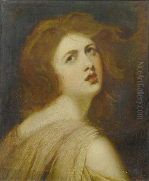 Emma, Lady Hamilton, As Miranda (study) - view 1