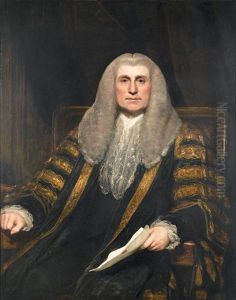Portrait Of A Gentleman In Lord Chancellor's Robes, Seated, Holding A Document