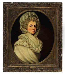 Portrait Of Mrs. Butler, Nee Miss Penelope Carwardine by George Romney