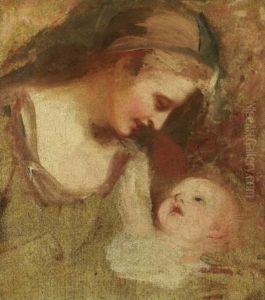 A Mother And Child (sketch)