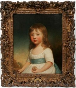 Portrait Of Young Richard Torin Kindersley by George Romney